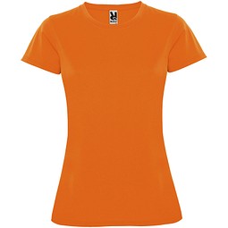 Montecarlo Sport T-Shirt für Damen, Fluor Orange, M