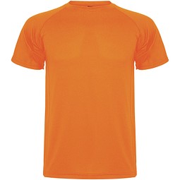 Montecarlo Sport T-Shirt für Kinder, Fluor Orange, 4