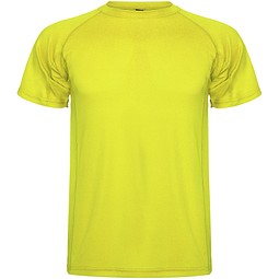 Montecarlo Sport T-Shirt für Kinder, Fluor Yellow, 4