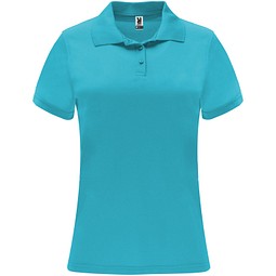 Monzha Sport Poloshirt für Damen, türkis, 2XL