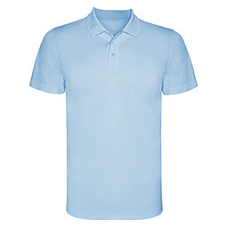 Monzha Sport Poloshirt für Herren, himmelblau, L