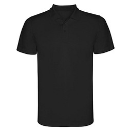 Monzha Sport Poloshirt für Herren, schwarz, L