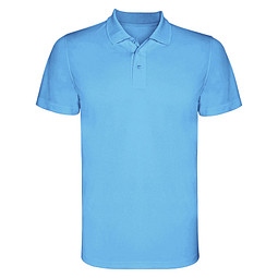Monzha Sport Poloshirt für Herren, türkis, M