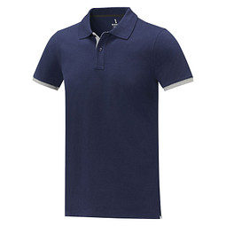 Morgan Polo für Herren, zweifarbig, navy, 3XL
