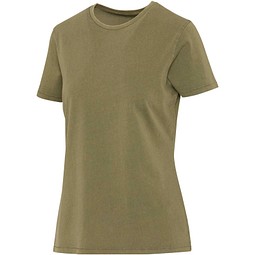 Nanaimo Kurzärmeliges T-Shirt für Damen im Washed Look, 160 g/m2, waldgrün, XL