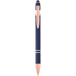 Nanna Kugelschreiber mit Roségold Finish, Ozeanblau