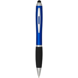 Nash RCS Stylus Kugelschreiber aus recyceltem Kunststoff mit farbigem Schaft und schwarzem Griff (blaue Tinte), royalblau