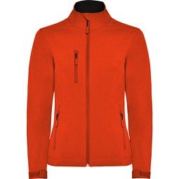 NEBRASKA WOMAN Softshell-Jacke, M, FIRE ORANGE