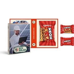 Neoh Waffel Mini in Werbeklappkarte, 11 g, Neoh Waffel Mini, Kartonage, inkl. Druck