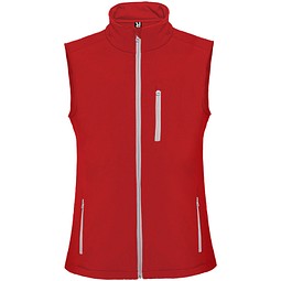 Nevada Softshellbodywarmer Unisex, rot, L