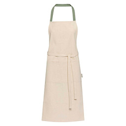 Nia 200 g/m² Schürze aus recycelter Baumwolle, heather grün