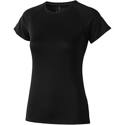 ELEVATE Damen T-Shirt Niagara cool fit, schwarz, XS