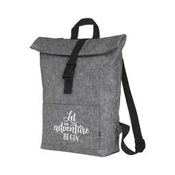 Rucksack Nolan rPET Felt, Hellgrau