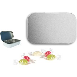 Nostalgiedose, 25 g, Bonbons 3 g, blank, ohne Druck