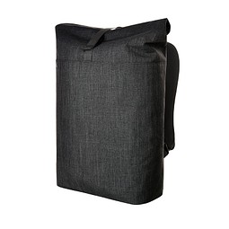 Notebook-Rollrucksack EUROPE, schwarz meliert