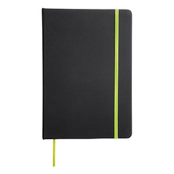 Notizbuch LECTOR im DIN-A5-Format,hellgrün, schwarz