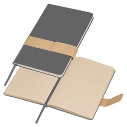 Notizbuch mit Magnetverschluss , grau