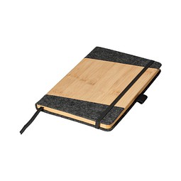 Notizbuch Script, A5, grau