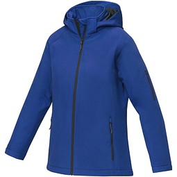 Notus wattierte Softshell Damenjacke, blau, S