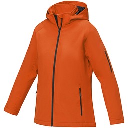 Notus wattierte Softshell Damenjacke, orange, M