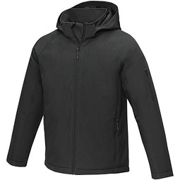 Notus wattierte Softshell Herrenjacke, schwarz, M