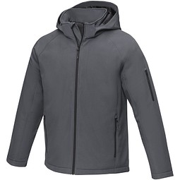 Notus wattierte Softshell Herrenjacke, storm grey, S