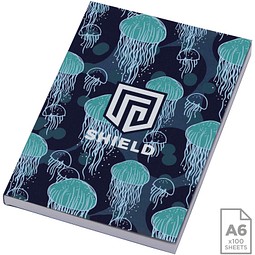 Novella Austen A6 Softcover Notizbuch – 100 Blatt, blau