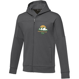 Nubia Performance Kapuzensweatjacke für Herren, storm grey,  XXL