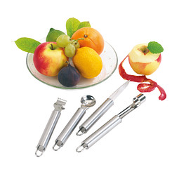 Obstmesserset FRUITY,silber