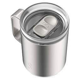 Ocean Bottle 350 ml vakuumisolierter Reisebecher, edelstahl grau