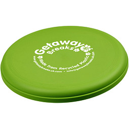 Orbit Frisbee aus recyceltem Kunststoff, limone