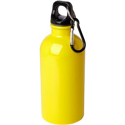 Oregon 400 ml RCS-zertifizierte, einwandige Trinkflasche aus Edelstahl mit Karabinerhaken, gelb