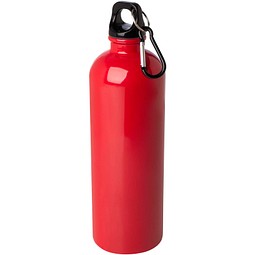Oregon 750 ml RCS-zertifizierte, einwandige Trinkflasche aus Edelstahl mit Karabinerhaken, rot
