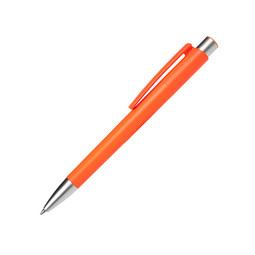 burger swiss pen® Kugelschreiber Delta-Neon, blaue Mine, neon-orange