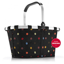 Reisenthel Accessoires Gmbh&cokg - reisenthel carrybag einkaufskorb tasche korb für shopping dots   schwarz mit bunten punkten BK7009