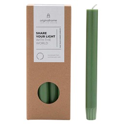 Originalhome Matcha Dinner Kerze, heather grün