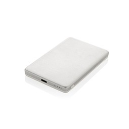 Orion 5.000mAh 5W magnetische Powerbank aus RCS rec. Alu, silber