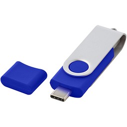 OTG Rotate USB Typ-C Stick, blau, 2GB