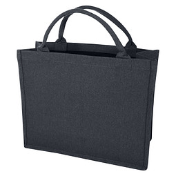 Page 500 g/m² recycelte Tragetasche, denim