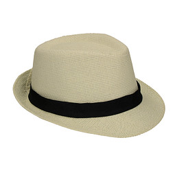 Panamahut Salvador, beige, schwarzes Hutband
