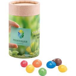 Papierdose Eco Midi, m&m s® Peanut, inkl. Druck