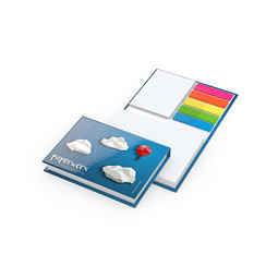 Geiger-Notes Haftnotizen Paris White Bestseller, inkl. Druck auf Umschlag, gloss, weiß