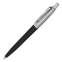 PARKER Kugelschreiber Jotter Recycled, blaue Mine, schwarz/silber