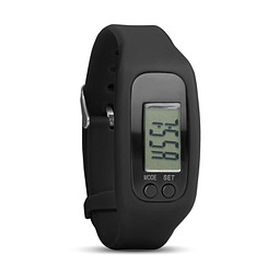 Pedometer Armband BRATARA, Schwarz
