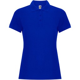 Pegaso Premium Poloshirt für Damen, blau, M