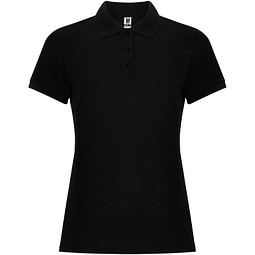 Pegaso Premium Poloshirt für Damen, schwarz, M
