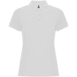 Pegaso Premium Poloshirt für Damen, weiss, S