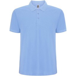 Pegaso Premium Poloshirt für Kinder, himmelblau, 3/4