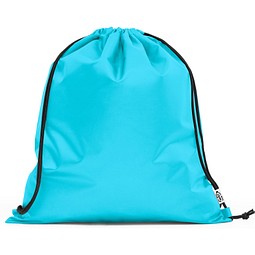 PEMBA. Turnbeutel aus 190T Polyester aus recyceltem (100% rPET), Hellblau