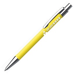 PENKO® Voll-Metall-Kugelschreiber LIPSI Soft, Gelb